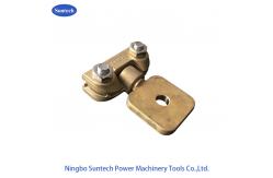 China Ball Blast Trolley Line Brass Wire Bracket Clamp For Transmission Tower supplier
