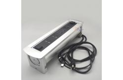 China Desktop Multimedia Flip Up Power Outlet With USB Charger supplier