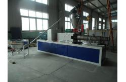 China Conical Twin Screw WPC Plastic Profile Extruder High Compression for Windowsill supplier