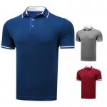 Lightweight Colorful Custom Work Polo Shirts Lightweight Quick Drying 120-220grams for sale