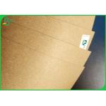Strong Strength Recycled Pulp Brown Kraft Paper Roll For Making Gift Boxes
