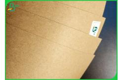 China Strong Strength Recycled Pulp Brown Kraft Paper Roll For Making Gift Boxes supplier