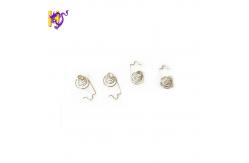 China HEZHI Nickel Plated Small Conical D Cell Battery Spring With Positive Negative Terminal supplier