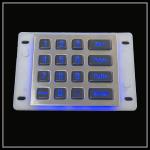Waterproof Metal Backlit Numeric Keypad Light Transmitting LED Light Emitting Keypad for sale