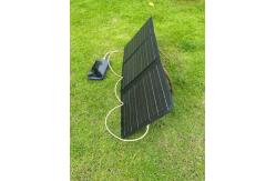 China 3-Fold IP65 Solar Panel Charger with Durable 600D Polyester Bag supplier