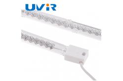 China OEM/ODM Medium Wave Quartz Infrared Lamps Ceramic white Reflector supplier