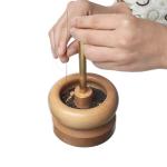 Wooden Manual Bead Spinner For DIY Jewelry Making Tools Spinner Holder for sale