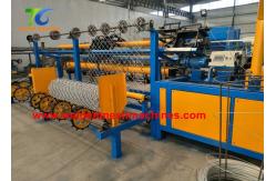 China 5.5kw 3000mm Cyclone Chain Link Fence Machine 4mm Single Wire supplier