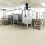 Miller Type Stainless Steel Food Storage Tanks Water / Chemical Storage Equipment for sale