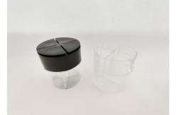 China Easy To Classify Simple Design Four Partition Plastic Spice Jar supplier