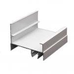 Silver Anodized 6m 0.8mm Aluminum Door Frame Extrusions