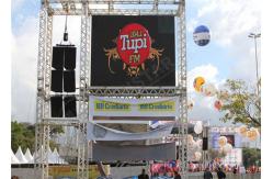 China HD 6mm Outdoor Led Video Wall , Building / Stadium Perimeter LED Display supplier