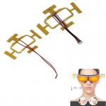 12 Volt Polyimide Heater Element , Infrared Film Heater For Eye Protector for sale