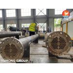 Shell And Tube Heat Exchanger With SS31803 Tubes SA-106 Grade B Shell ASME Section VIII for sale