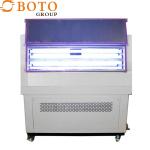 UV Radiation Durability Testing Equipment with ±5% UV Irradiance Accuracy Customized Chamber Size RT+10℃-70℃ Temperature for sale