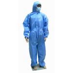 SMS XXL Disposable Protective Clothing Anti - Static With Elastic Cuff And Cap for sale