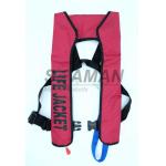 150N EN / ISO Automatic Inflatable Life Jackets 210D Nylon TPU Single Air Chamber for sale