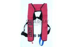 China 150N EN / ISO Automatic Inflatable Life Jackets 210D Nylon TPU Single Air Chamber supplier
