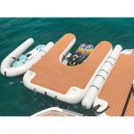 Reinforced Grab Handles Drop Stitch Inflatable Jet Ski Dock For Boat for sale