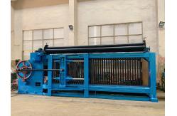 China 83m/H Trapezoidal  PVC Galfan Coated Hexagonal Netting Machine supplier