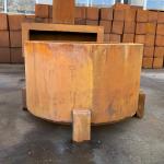 Corten Steel Wood Burning Fire Pit 90cm  Backyard Fire Pit Table for sale