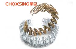 China 18 Inch Upholstery Tension Springs 9 Ga Customized Length 82B High Strength Material supplier