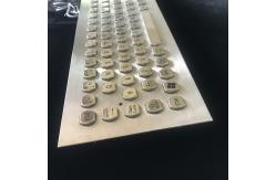 China Durable Industrial Keyboard With Trackball , Panel Mount Keyboard For Kiosk supplier