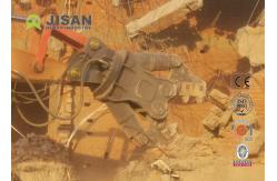 China 2mX1mX1.5m Steel Excavator Concrete Pulverizer with Noise Level 80dB supplier