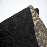 Eco-friendly natural bark grain cork cloth Embossed Eco Friendly Shoe Materials 54/55 Superfine Fiber Material for sale