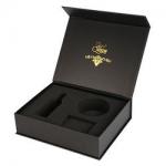 3 Bottle Magnetic Wine Glass Packaging Boxes Gift With Dividers for sale