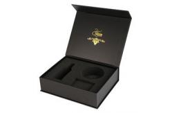 China 3 Bottle Magnetic Wine Glass Packaging Boxes Gift With Dividers supplier