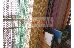 China Double Hook Aluminium Chain Door Fly Screen Curtain Various Patterns supplier
