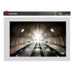 Speed 100 fpm Heavy - Duty Airport Moving Walk Escalator With Screw Free Inner Deck for sale