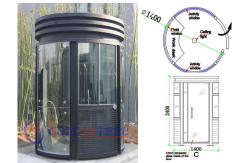 China Environmental Friendly Security Guard Cabin Working Room Prefabricated Anti - Typhoon supplier