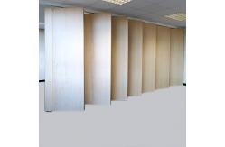 China Wooden Soundproof Folding Office Partition Walls Singapore / Movable Partition Wall Systems supplier