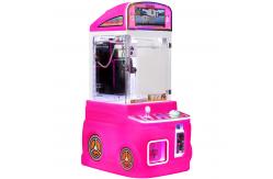 China Mini Arcade Claw Machine Pink With Display Screen Coin-operated Toy Vending Machine supplier