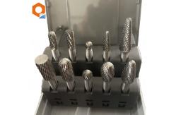 China 10pcs Tungsten Carbide Rotary Burr Tool Set 6 Mm Diameter Of Shank supplier