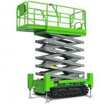 Aerial Work Platform 230kg Self Propelled Hydraulic Tracked Scissor Lift for sale