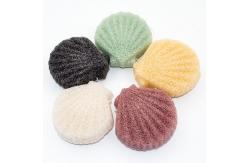 China Shell Konjac Sponge For Face Cleaning supplier