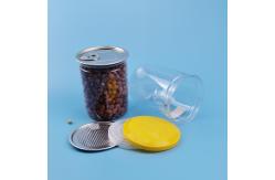 China 0.5l PET Easy Open Aluminum Seal Plastic Food Jars supplier