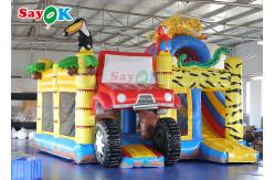 China Custom White Inflatable Bounce Castle Party Wedding Bouncer House And Slide Combo supplier