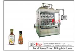 China Automatic Vinaigrette Liquid Bottle Filling Machine Easy Cleanout 12 Nozzles 5000ml supplier