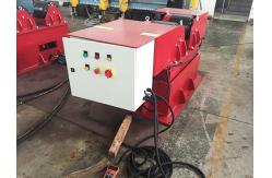 China 15 T Hydrulic Lifting Bolt Adjustment  Pipe Roller Stands , CE Pipe Welding Rollers supplier