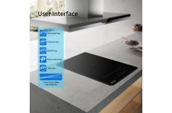 China 30cm Built-In Induction Hob 2 Zones , Double Induction Hob With Flex Zones supplier