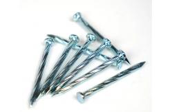 China Custom Hardened Steel Concrete Nails Galvanized Twist Surface supplier