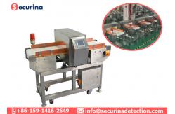 China Auto Industrial Metal Detector Conveyor Sound / Light Alarm Food Processing Inspection supplier