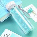 High Borosilicate Glass Water Bottle With Scale BPA Free Heat Resistant