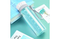 China High Borosilicate Glass Water Bottle With Scale BPA Free Heat Resistant supplier