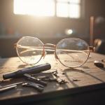 Adjustable Temple Full Frame Beta Titanium Glasses  For Long-Lasting Wear for sale