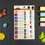 Handwritten Coated Paper Sticker Classification Personalised Name Stickers for sale